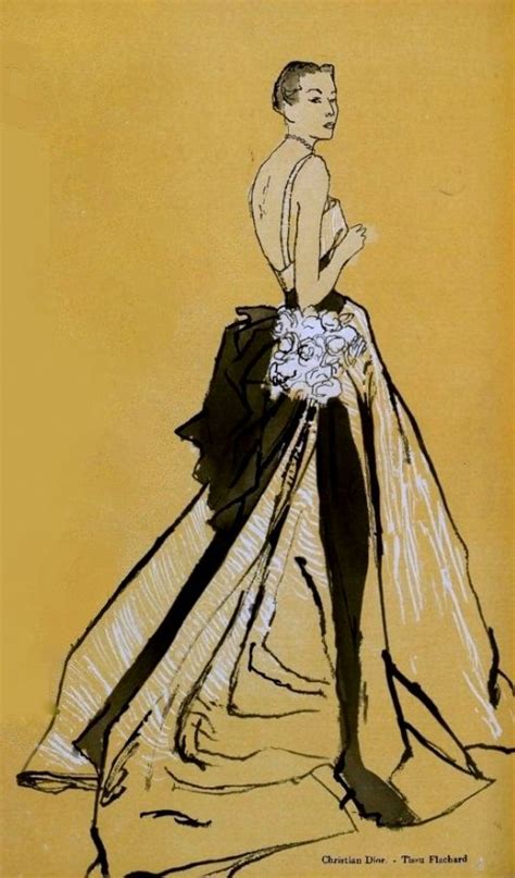 dresses sketches dior|vintage christian Dior photos.